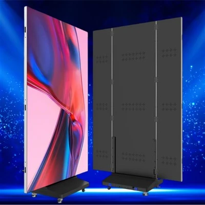Dreifach gefalteter Poster-LED-Bildschirm für den Innenbereich